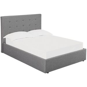 LPD Lucca Upholstered King Size Bed Frame - Grey LPD Lucca Upholstered King Size Bed Frame - Grey
