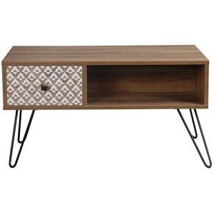 LPD Casablanca Light Walnut Effect Coffee Table - Coffee Table LPD Casablanca Light Walnut Effect Coffee Table - Coffee Table