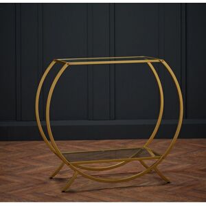 LPD Zenor Gold Console Table - Console Table LPD Zenor Gold Console Table - Console Table