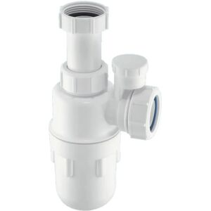 McAlpine A10AV White Adjustable Siphon Bottle Trap - Plumbing McAlpine A10AV White Adjustable Siphon Bottle Trap - Plumbing