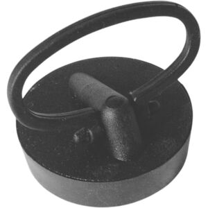 McAlpine BP4H 1.75" Black PVC Plug with Handle - Plug McAlpine BP4H 1.75" Black PVC Plug with Handle - Plug