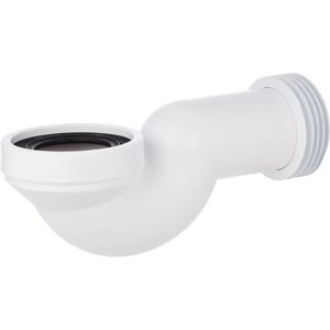 McAlpine Model WC-CONQ - 90 Degree Toilet Connector, Adjustable Length, White McAlpine Model WC-CONQ - 90 Degree Toilet Connector, Adjustable Length, White