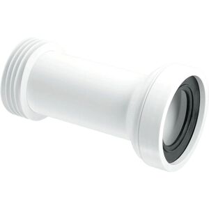 McAlpine McAlpine WC-CON2 Adjustable Rigid Toilet Connector White McAlpine McAlpine WC-CON2 Adjustable Rigid Toilet Connector White
