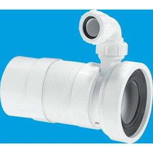 McAlpine F23PV 97-107mm inlet 110mm outlet Straight WC Connector McAlpine F23PV 97-107mm inlet 110mm outlet Straight WC Connector