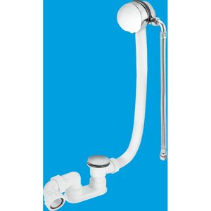 Aquari Orchid Chrome Overflow Bath Filler - Shallow Profile - Bath Type Aquari Orchid Chrome Overflow Bath Filler - Shallow Profile - Bath Type