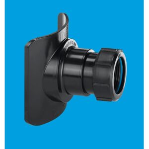 McAlpine - BOSSCONN82Z-BL - Black - 57mm hole - Pipe connector McAlpine - BOSSCONN82Z-BL - Black - 57mm hole - Pipe connector
