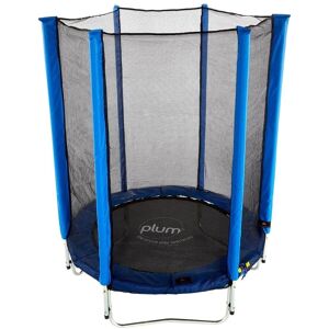 Trampoline Plum 4,5ft Junior - Bleu - Enclos de sécurité - Enfants - Publicité Trampoline Plum 4,5ft Junior - Bleu - Enclos de sécurité - Enfants - Publicité
