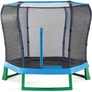 Plum - Junior Jumper - 7ft - Blue Enclosure - Trampoline Plum - Junior Jumper - 7ft - Blue Enclosure - Trampoline