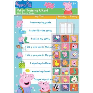 Quadro de Recompensas Peppa Pig - Treinamento de Banheiro Quadro de Recompensas Peppa Pig - Treinamento de Banheiro