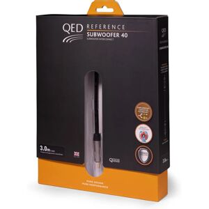 QED Reference Subwoofer 40 - 3,0M, 6,0M, 10,0M - Câble de subwoofer - Publicité QED Reference Subwoofer 40 - 3,0M, 6,0M, 10,0M - Câble de subwoofer - Publicité