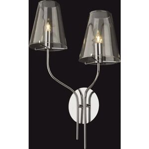 Firstlight Jasmine 2 Light Indoor Wall Light Chrome - G9 Firstlight Jasmine 2 Light Indoor Wall Light Chrome - G9