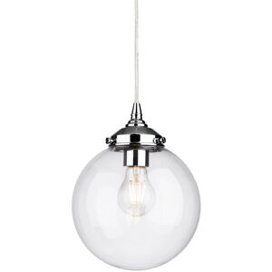 Firstlight Seville 1 Light Globe Ceiling Pendant in Chrome - E27 Firstlight Seville 1 Light Globe Ceiling Pendant in Chrome - E27