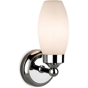 Firstlight Firstlight Reef - 1 Light Bathroom Wall Light Chrome with Opal Glass IP44 Firstlight Firstlight Reef - 1 Light Bathroom Wall Light Chrome with Opal Glass IP44