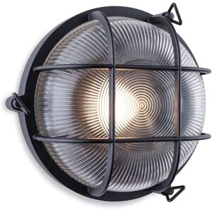Firstlight Turin Outdoor Bulkhead Wall Light - Round Black - IP65 Firstlight Turin Outdoor Bulkhead Wall Light - Round Black - IP65
