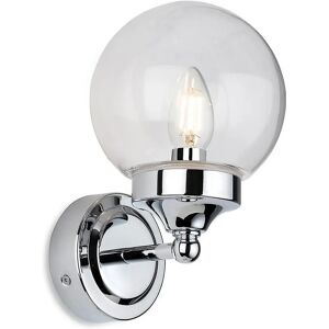 Netlighting Oscar Bathroom Globe Wall Light Chrome - IP44 Netlighting Oscar Bathroom Globe Wall Light Chrome - IP44