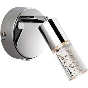 Firstlight Focus - LED 1 Light Indoor Wall Light - Chrome, Clear Acrylic Bubble Shade Firstlight Focus - LED 1 Light Indoor Wall Light - Chrome, Clear Acrylic Bubble Shade