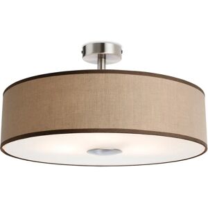 Firstlight Madison 3 Light Semi Flush Ceiling Fitting - Taupe - Ceiling Light Firstlight Madison 3 Light Semi Flush Ceiling Fitting - Taupe - Ceiling Light