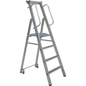 Zarges Model 341633 Aluminum Ladder - 4 Steps, 2.15m Open, 1.04m Platform Zarges Model 341633 Aluminum Ladder - 4 Steps, 2.15m Open, 1.04m Platform