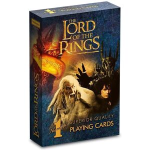 Cartes à jouer Le Seigneur des Anneaux - Finition lin - Publicité Cartes à jouer Le Seigneur des Anneaux - Finition lin - Publicité