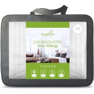 Snuggledown Luxurious Hotel Mattress Topper - Anti-Allergy, White, King Snuggledown Luxurious Hotel Mattress Topper - Anti-Allergy, White, King