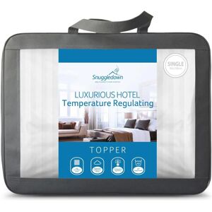 Snuggledown Luxurious Hotel Temperature Control Mattress Topper - White - Single Snuggledown Luxurious Hotel Temperature Control Mattress Topper - White - Single