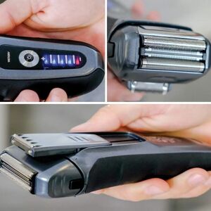 Wahl Lifeproof Plus Wet/Dry Shaver Men’s Shaver for Men Beard Shaving Face Shaver Flex Foil Fully Waterproof Easy Clean Rubber Grip LED Power Display Wahl Lifeproof Plus Wet/Dry Shaver Men’s Shaver for Men Beard Shaving Face Shaver Flex Foil Fully Waterproof Easy Clean Rubber Grip LED Power Display