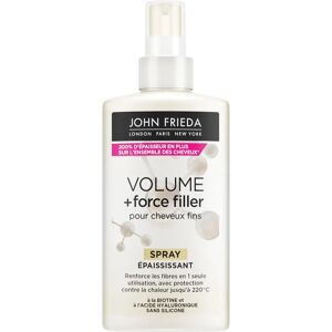 John Frieda Spray Volume + Force Filler - Spray capillaire - Publicité John Frieda Spray Volume + Force Filler - Spray capillaire - Publicité