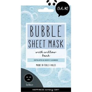 Oh K! Bobleark - Eksfolierende sheetmask med pilbark og kanel Oh K! Bobleark - Eksfolierende sheetmask med pilbark og kanel