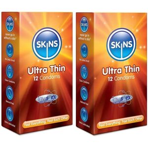 Skins Ultra Thin Condoms - 12 Pack Skins Ultra Thin Condoms - 12 Pack