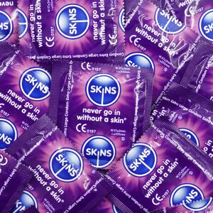 Skins Extra Large Latex Condoms - 100 Pack Skins Extra Large Latex Condoms - 100 Pack