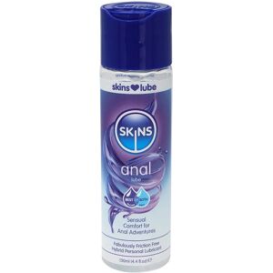 Skins Anal Hybrid Silikonin ja Vesipohjaisen Voiteen - 130ml Skins Anal Hybrid Silikonin ja Vesipohjaisen Voiteen - 130ml