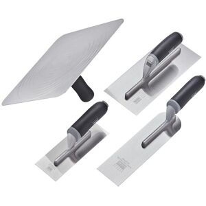 Ragni RP1027 Plasterers Trowel & Hawk Set - 4 Pieces Ragni RP1027 Plasterers Trowel & Hawk Set - 4 Pieces