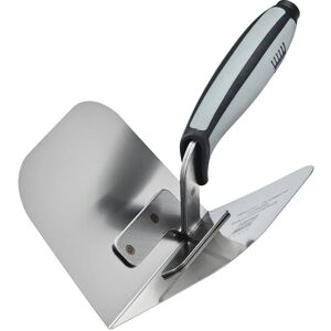 Ragni Stainless Steel Internal Corner Trowel - Rust Resistant, Non-slip Handle Ragni Stainless Steel Internal Corner Trowel - Rust Resistant, Non-slip Handle