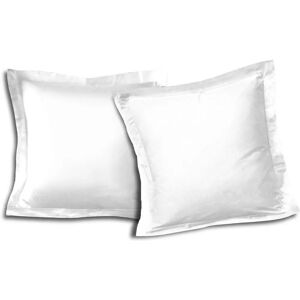 Home Linge Passion Set di 2 federe in cotone - Bianco - 63x63 cm Home Linge Passion Set di 2 federe in cotone - Bianco - 63x63 cm