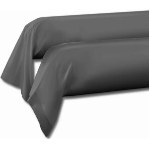 Home Linge Passion - Baumwolle Kissenhüllen 2er Pack Dunkelgrau Home Linge Passion - Baumwolle Kissenhüllen 2er Pack Dunkelgrau