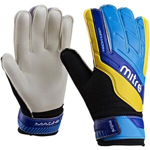 Mitre Magnetite Junior målmandshandsker - Sort, Azur, Gul Mitre Magnetite Junior målmandshandsker - Sort, Azur, Gul