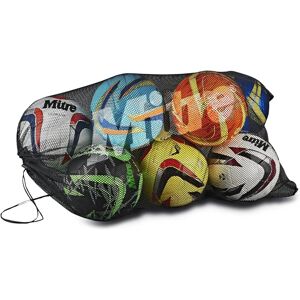 Mitre Black Mesh Ball Sack - Fits 10 Balls Mitre Black Mesh Ball Sack - Fits 10 Balls
