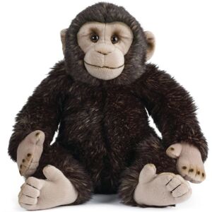 Living Nature Brown Chimpanzee Plush Toy - Realistic, Soft, Recycled Materials Living Nature Brown Chimpanzee Plush Toy - Realistic, Soft, Recycled Materials