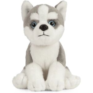Living Nature Husky Puppy - 17x7 cm - Gray/White - Stuffed Animal Living Nature Husky Puppy - 17x7 cm - Gray/White - Stuffed Animal