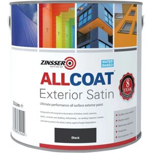 Zinsser ZN7200003C1 AllCoat Extérieur Noir 2,5L - Peinture Extérieure - Publicité Zinsser ZN7200003C1 AllCoat Extérieur Noir 2,5L - Peinture Extérieure - Publicité