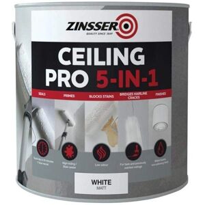 Zinsser ZN7380002C1 Ceiling Pro 5-in-1 2.5L - Ceiling Paint Zinsser ZN7380002C1 Ceiling Pro 5-in-1 2.5L - Ceiling Paint