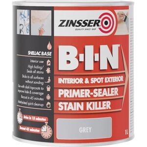 Zinsser ZN7020353C1 Grey Primer - Paint Sealer & Stain Killer 2.5L Zinsser ZN7020353C1 Grey Primer - Paint Sealer & Stain Killer 2.5L