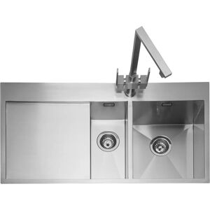 Caple - Cubit 150 - 1.5 Bowl - Left Hand Drainer - Sink Caple - Cubit 150 - 1.5 Bowl - Left Hand Drainer - Sink