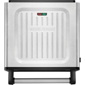 George Foreman 28000-56 - Acero inoxidable / Negro - Grill eléctrico de contacto George Foreman 28000-56 - Acero inoxidable / Negro - Grill eléctrico de contacto