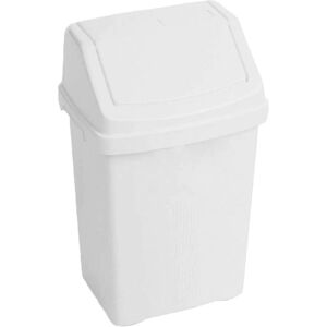 Wham 8l Plastic Swing Top Bin - Rubbish Waste Dustbin for Home & Office Wham 8l Plastic Swing Top Bin - Rubbish Waste Dustbin for Home & Office