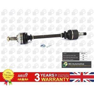 BGA DS6713L - Eje de transmisión para Peugeot Citroën Fiat BGA DS6713L - Eje de transmisión para Peugeot Citroën Fiat