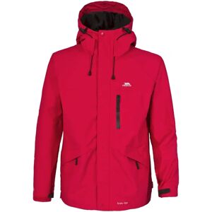 Trespass Mens Corvo Waterproof Windproof Outdoor Walking Hiking Jacket - Red Trespass Mens Corvo Waterproof Windproof Outdoor Walking Hiking Jacket - Red