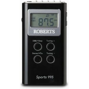 Roberts Sports 995 Black Portable Radio - Radio Roberts Sports 995 Black Portable Radio - Radio