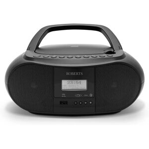 Roberts Zoombox 4 DAB+ FM Radio CD Player - Black Roberts Zoombox 4 DAB+ FM Radio CD Player - Black