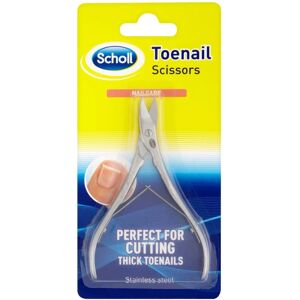Scholl Toenail Scissors - Thick nail cut, precision, stainless steel - Nail Clippers Scholl Toenail Scissors - Thick nail cut, precision, stainless steel - Nail Clippers